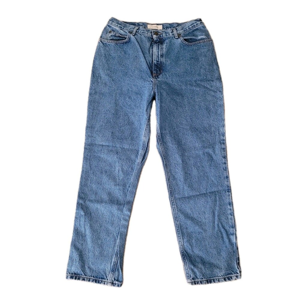 Vtg Jones Sport Jeans Womens 16 (34Wx30.5L) Blue High Waist Mom Jeans 90…